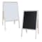 Crestline Products Marquee Easel (Natural Hardwood) White Dry Erase/Black Chalk 31200 - alternate 1